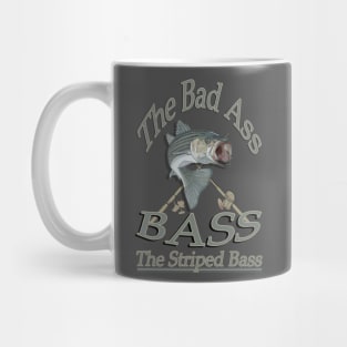 The bad Ass Bass the Striped bass Mug